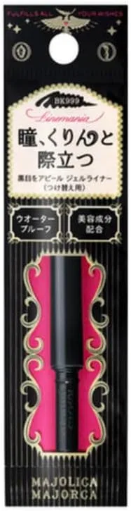 Подводка для глаз Majolica Majorca Line Mania гелевая, 1 шт., черный