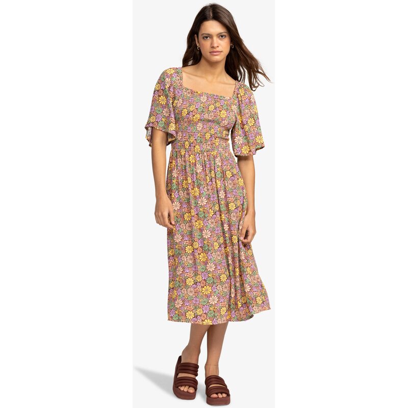 

Платье WVDR «Тропическое солнце» Roxy, цвет root beer all about sol mini