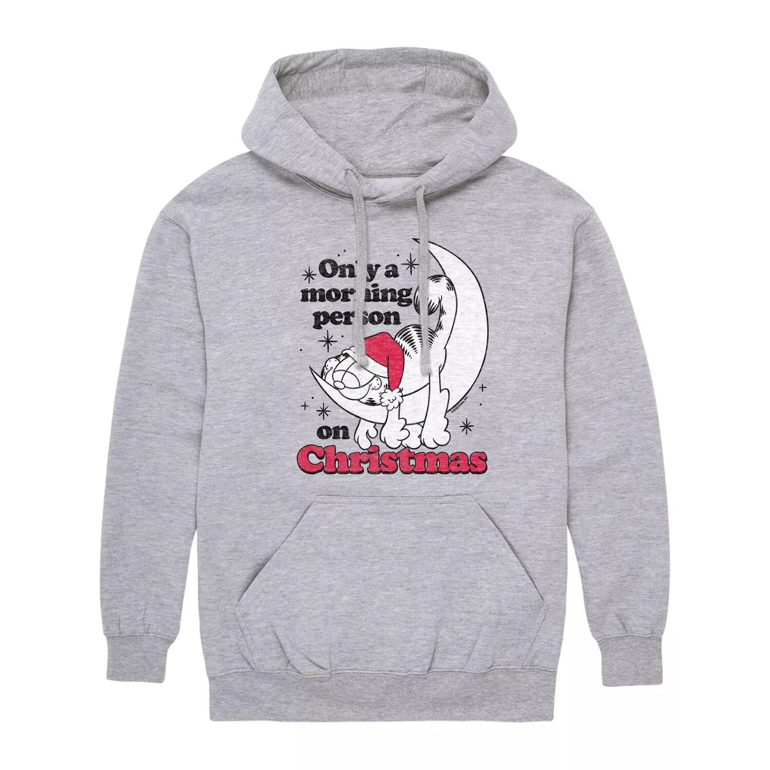 

Мужская толстовка с капюшоном Garfield Christmas Morning Licensed Character