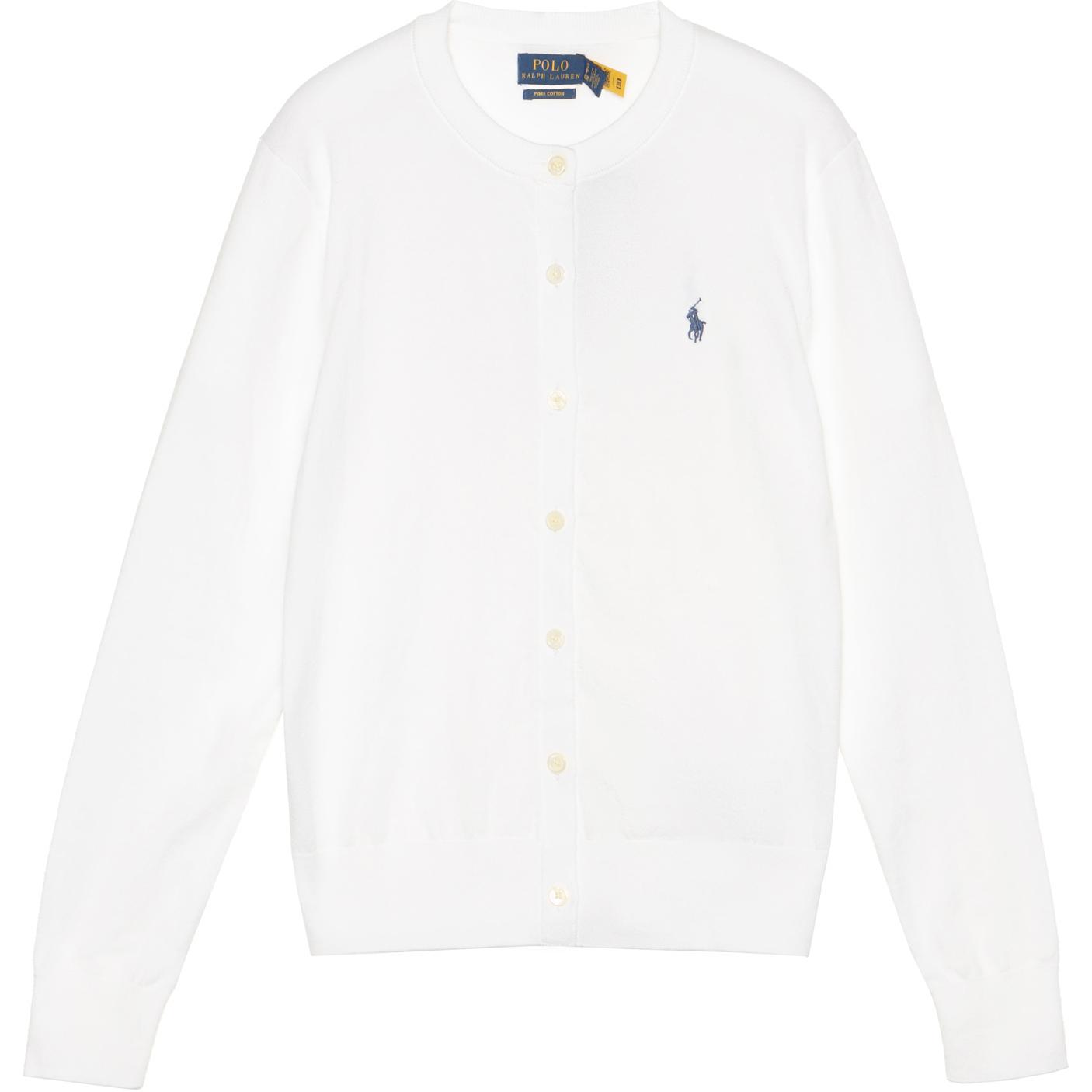 

Рубашка поло с вышивкой «Пони» Polo Ralph Lauren, белый