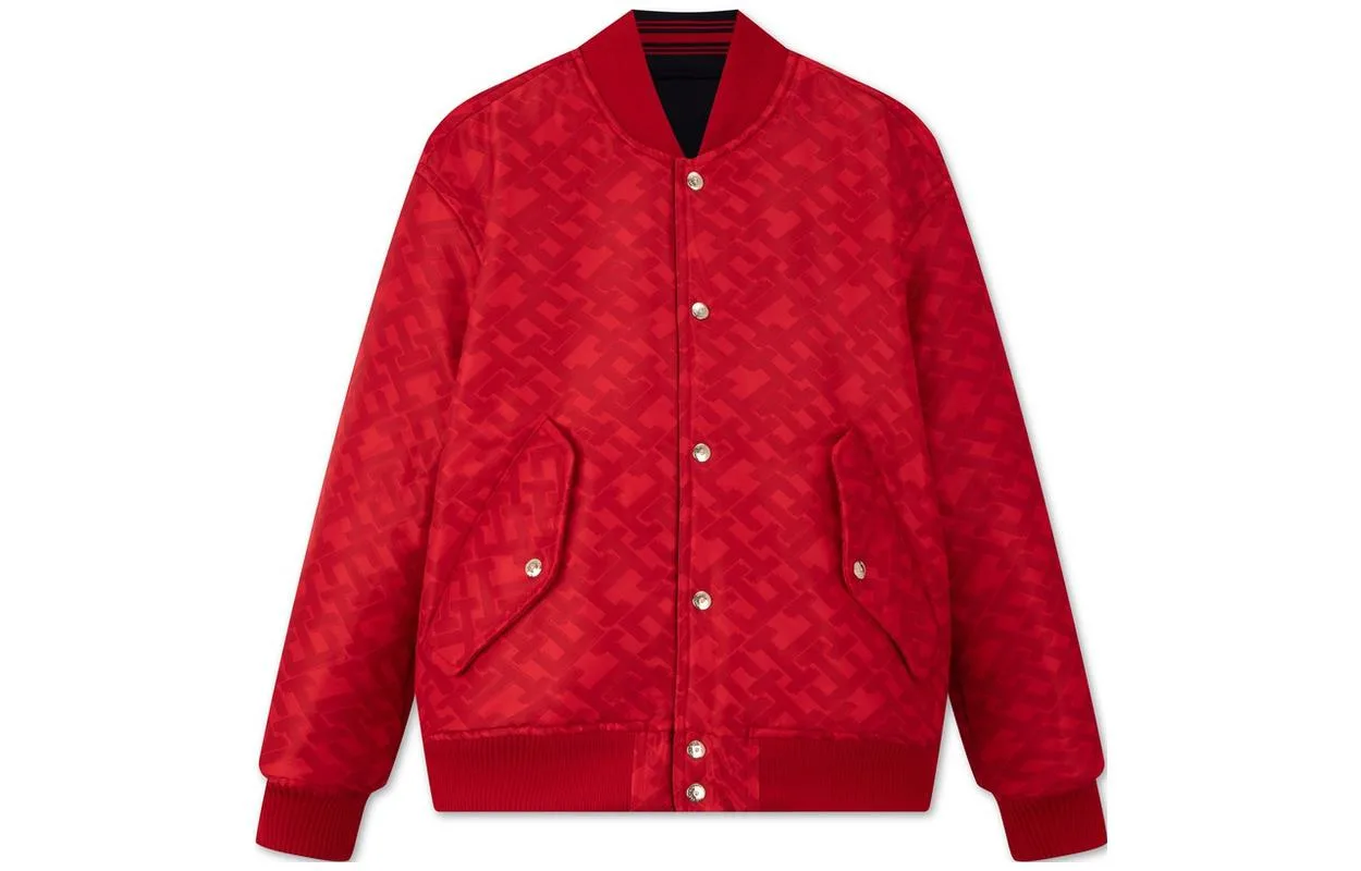 Tommy Hilfiger Куртка из коллекции "Год Дракона" для мужчин, цвет Navy Blue/Red — фото 4