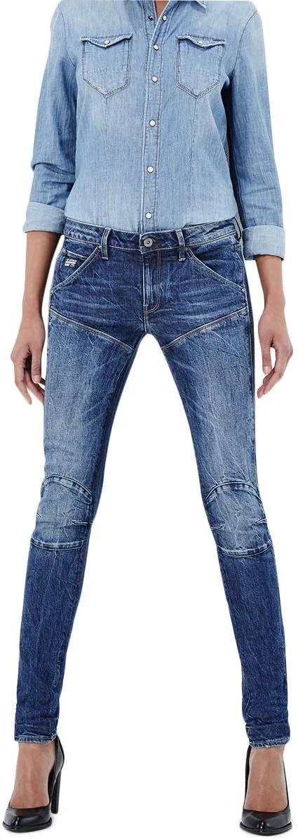 

G-STAR RAW женские джинсы 5620 Mid Skinny в дениме Hadron Stretch