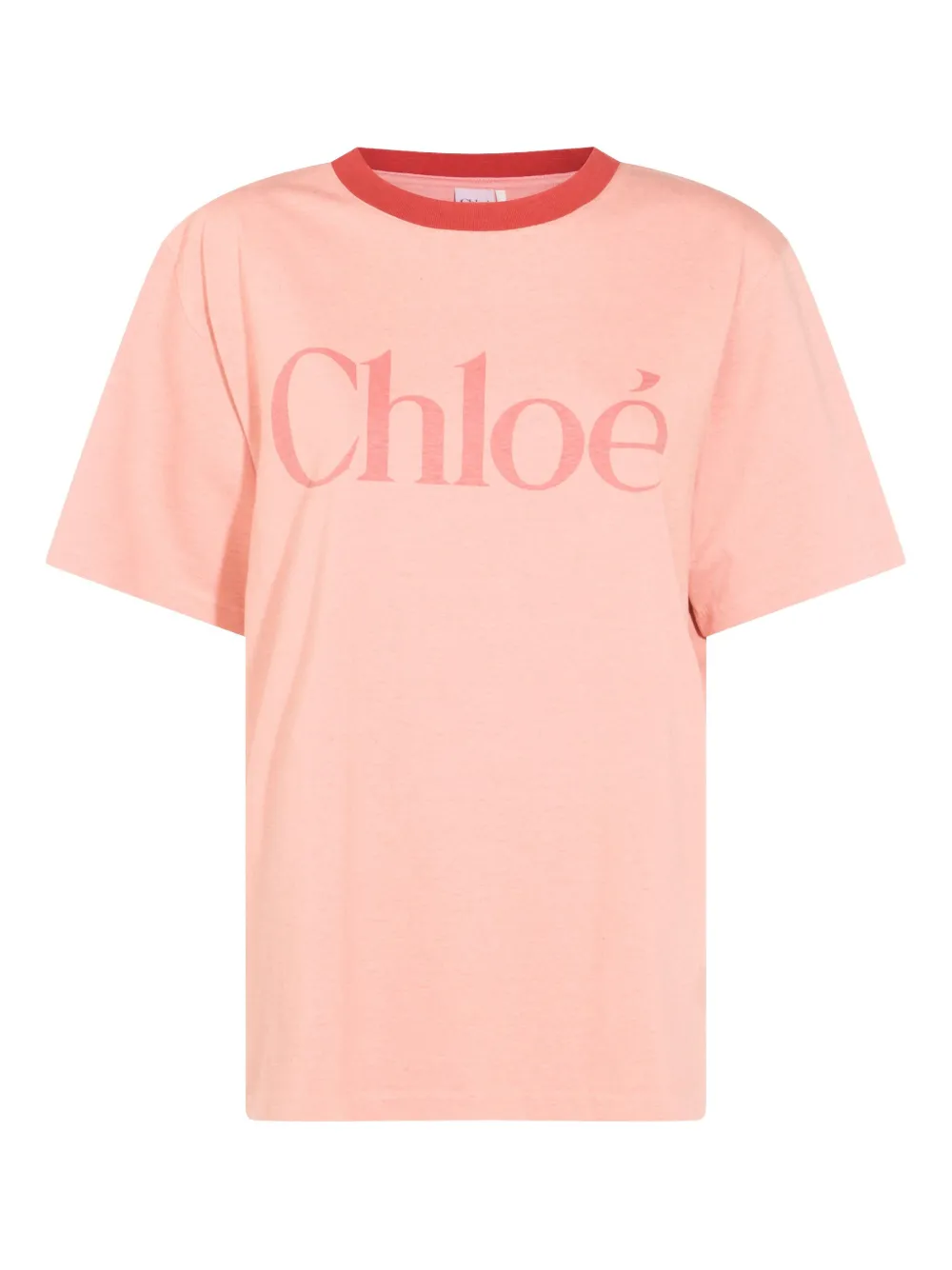 

Футболка с логотипом CHLOÉ, розовый