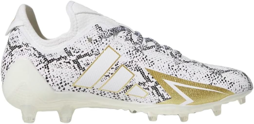 Мужские кроссовки adidas Adizero Electric-1, белый/черный/золотой — фото 4