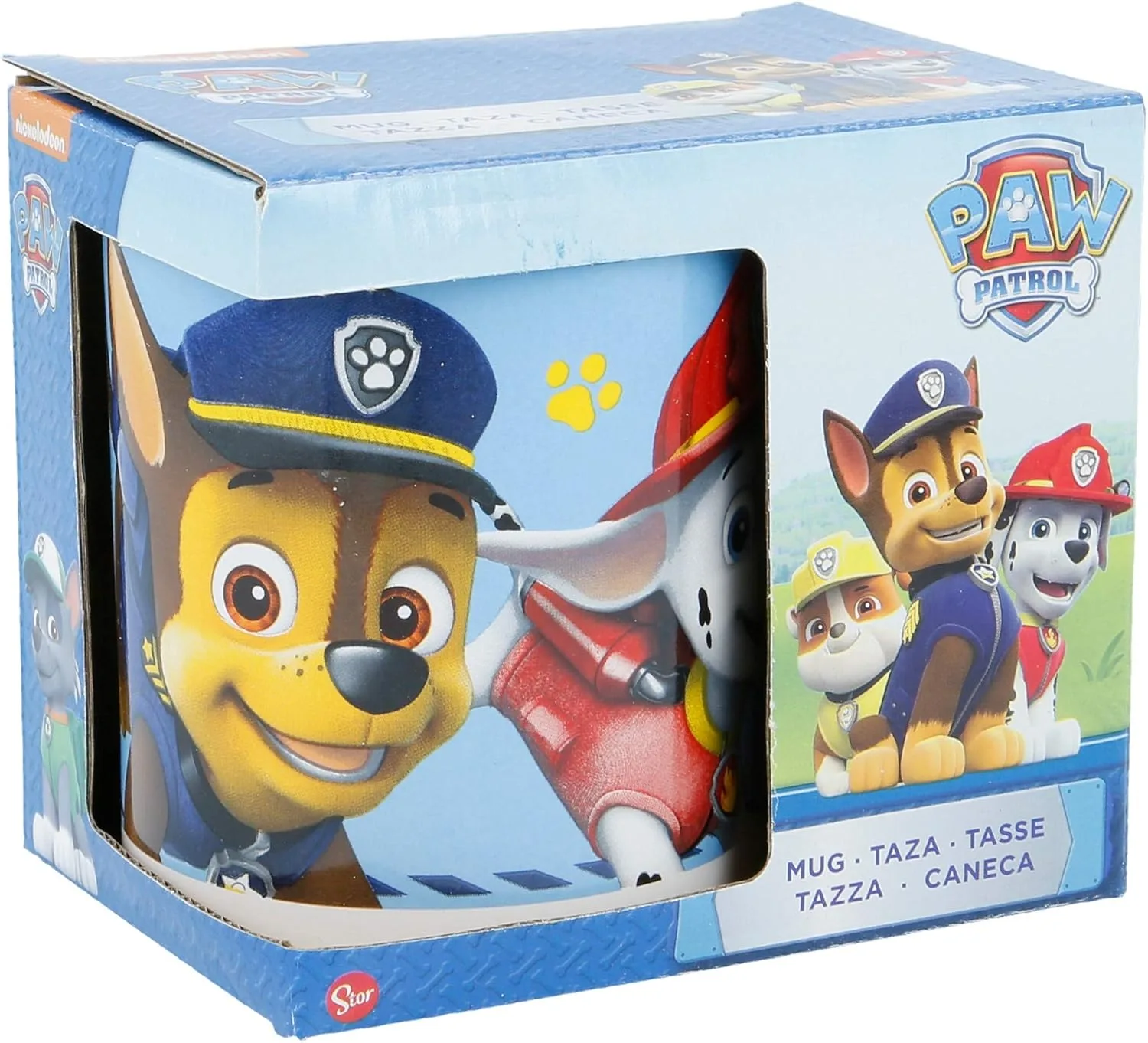 Кружка керамическая Stor 325 мл с подарочной коробкой Paw Patrol Boy Icons — фото 3