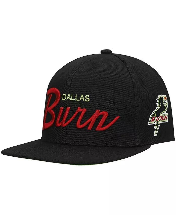 

Мужская черно-зеленая кепка Snapback с историческим логотипом ФК Даллас с момента '96 Foundation Script Mitchell & Ness
