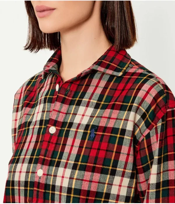 Рубашка relaxed fit Polo Ralph Lauren, красный — фото 4