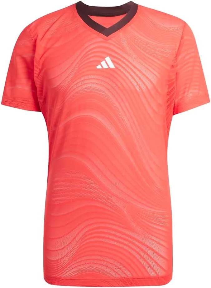

Футболка adidas Pro Climacool + Mesh Freelift красная