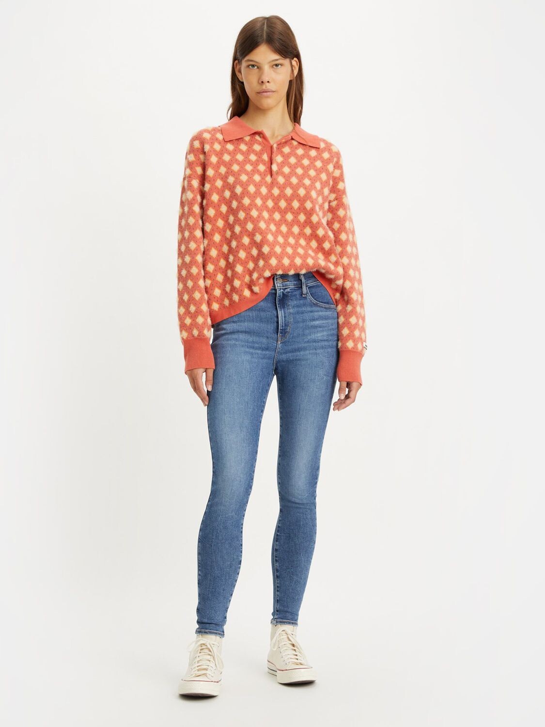 

Джинсы скинни Levi's 720 с высокой талией, Love Song Mid