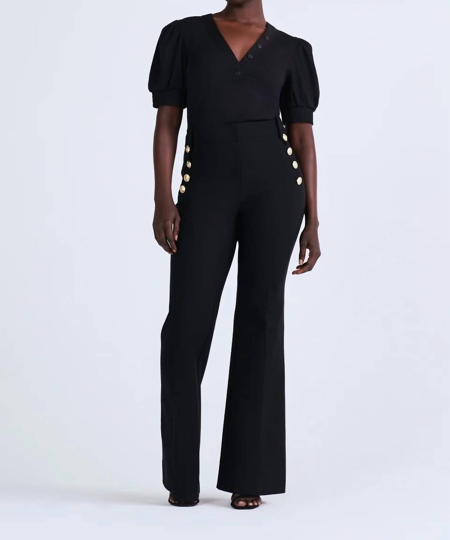 

Брюки-клеш Robertson черного цвета Derek Lam 10 Crosby