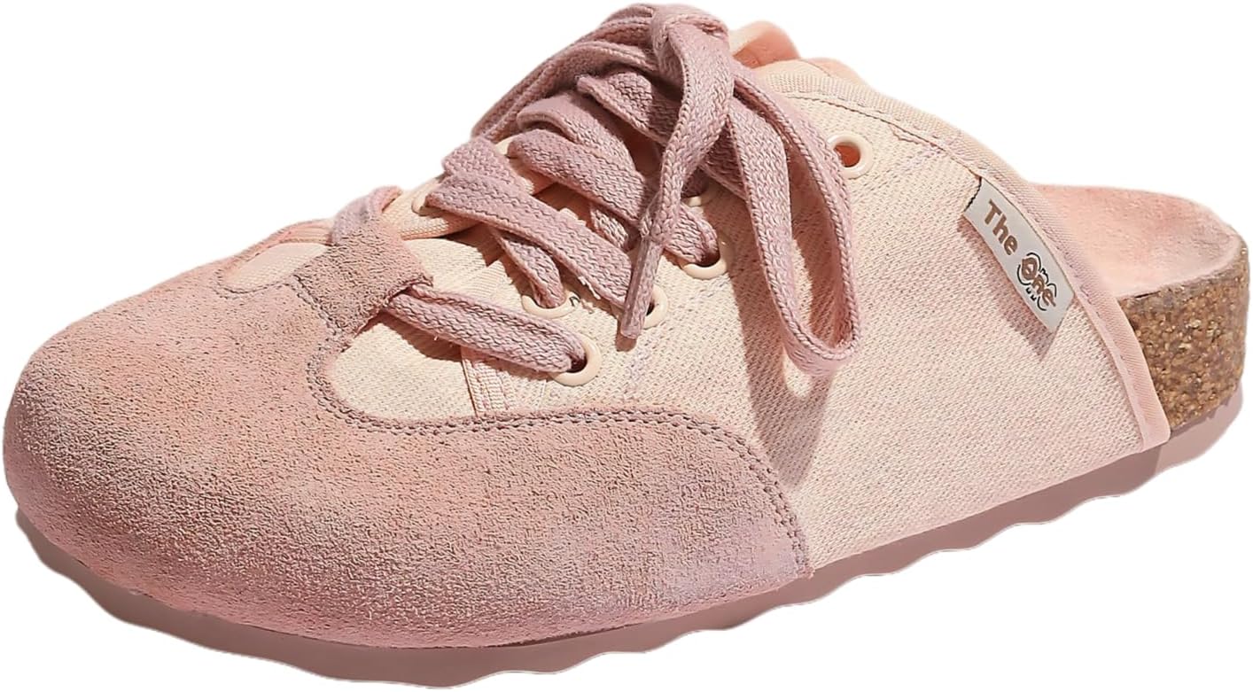 

Модные сабо на шнуровке Ctkvbmeoi, розовый