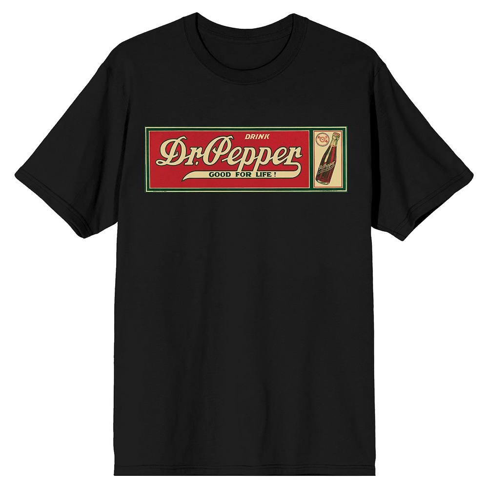 

Мужская футболка Dr. Pepper Good For Life Licensed Character, черный