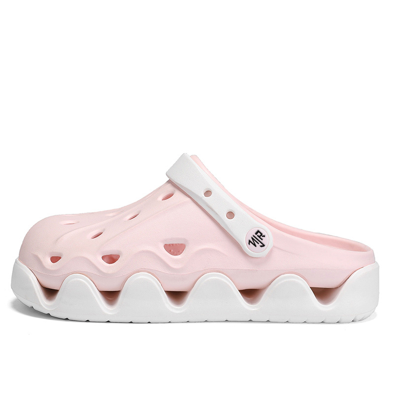 

NANJIREN Клоги унисекс бело-розовые, цвет White Pink