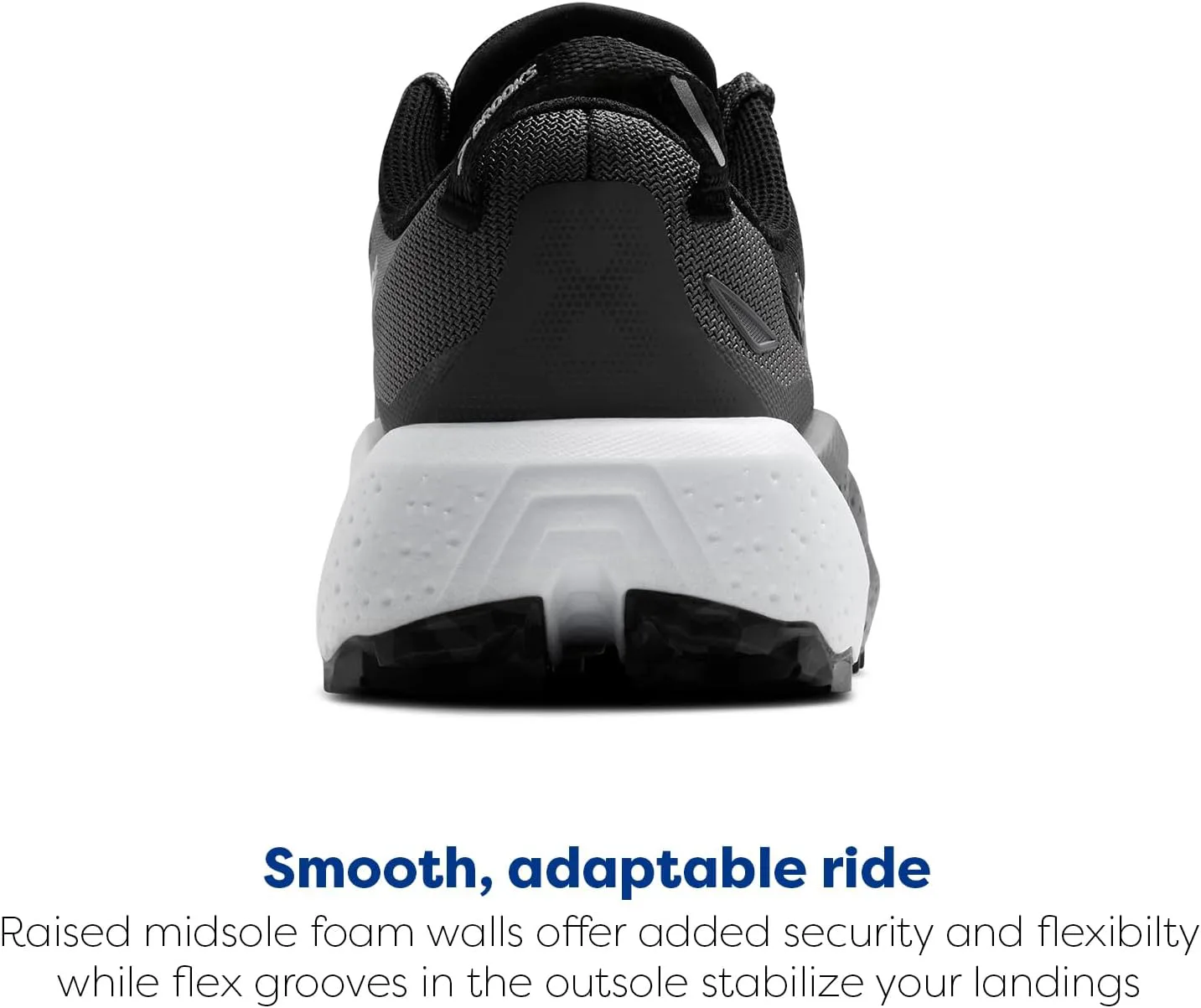 Мужские трейловые кроссовки Brooks Caldera 8 Ultra, черно-белый — фото 3