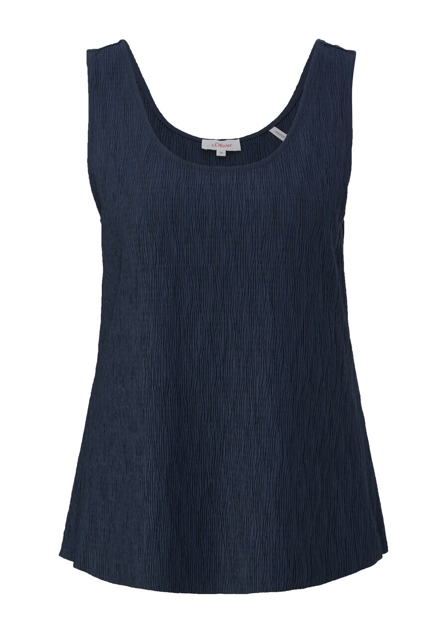

Классический топ s.Oliver Shirt, ночной синий