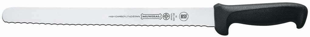 

Mundial 5627-12E Нож для нарезки 12 дюймов с зубчатыми краями, черный