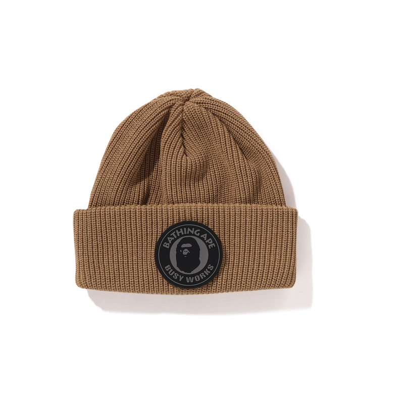 

A BATHING APE Bape вязаная шапка, Beige Yellow BGX