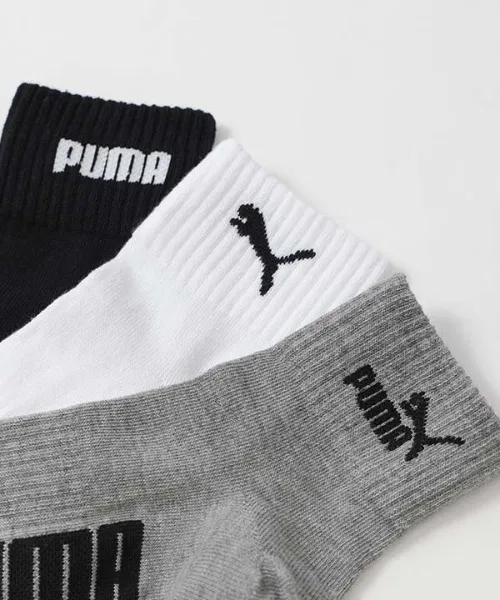 Носки спортивные PUMA 3 пары, мультиколор — фото 4