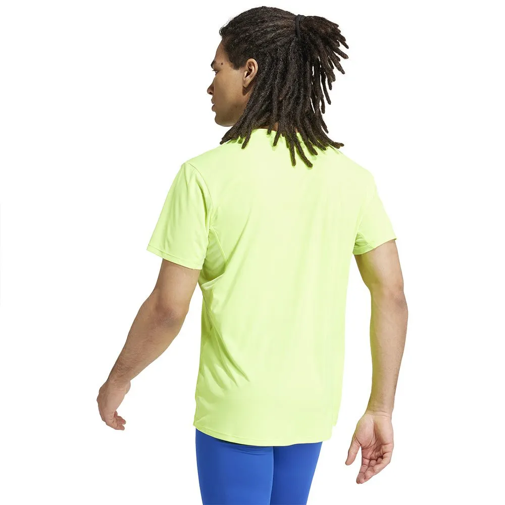 Футболка с коротким рукавом спортивная adidas Adizero Essentials, желтый — фото 2