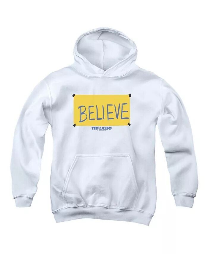 

Толстовка с капюшоном и надписью «Believe Sign» для мальчиков Ted Lasso, белый