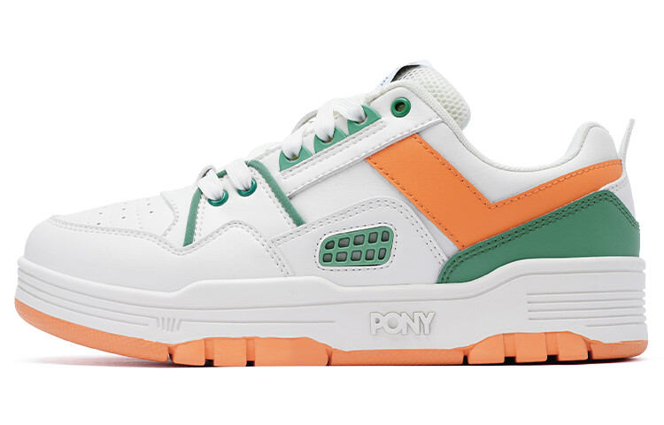 

Кроссовки PONY Reverse Skateboarding Shoes Unisex Low-top Orange/Green, оранжевый/зеленый