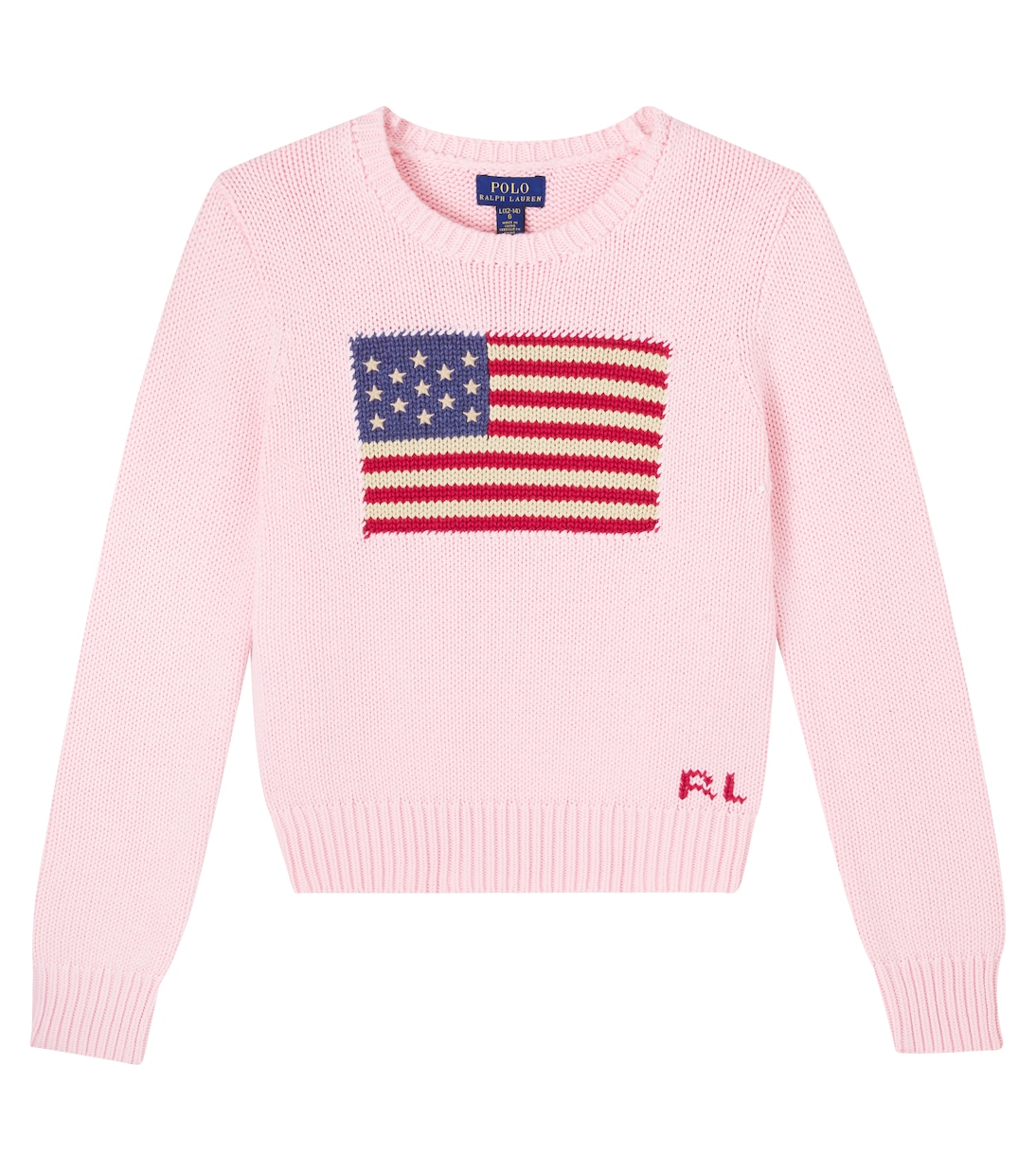

Хлопковый свитер Polo Ralph Lauren Kids, Acacia Pink