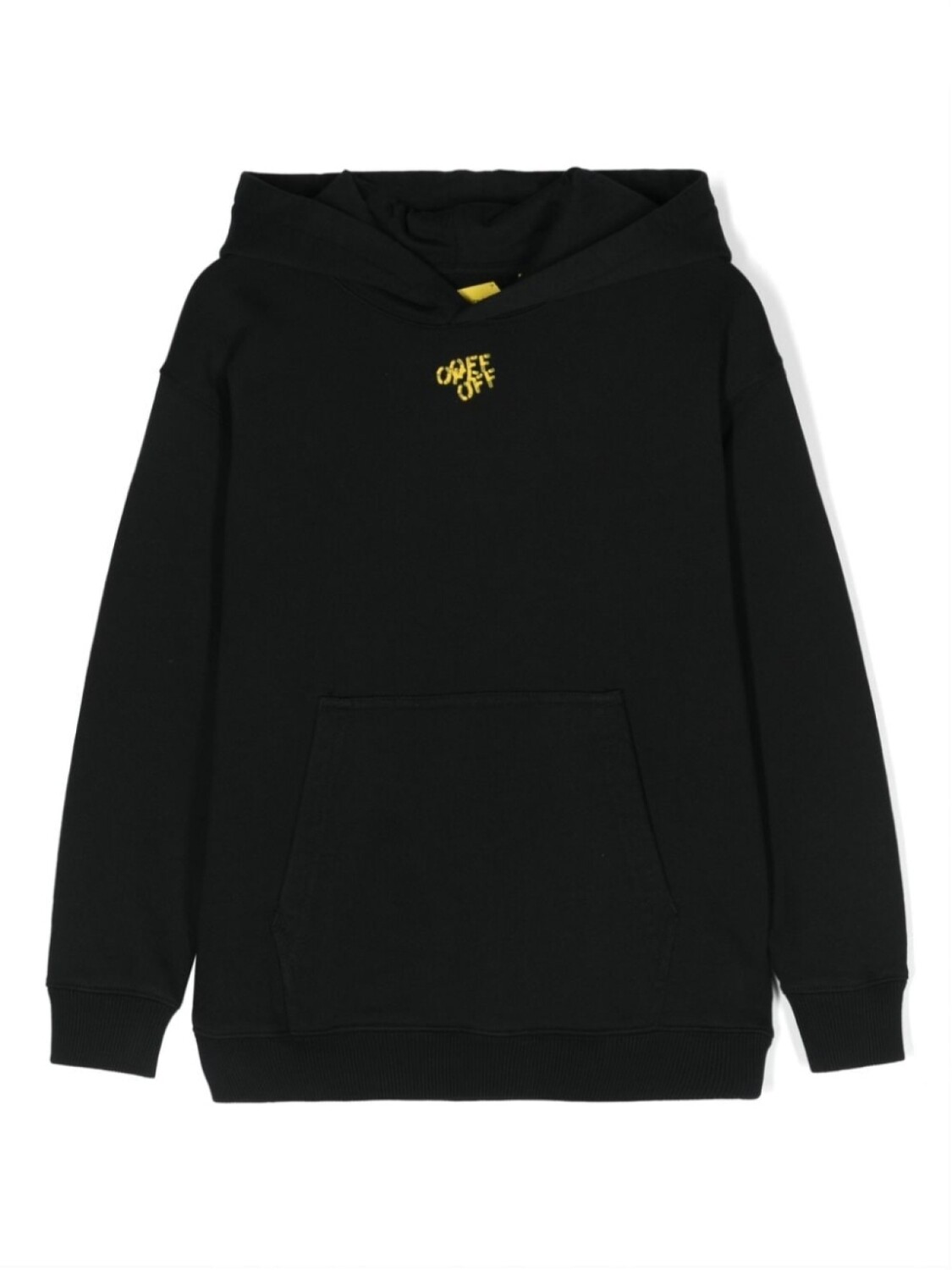 

Off-White Kids худи с логотипом, черный