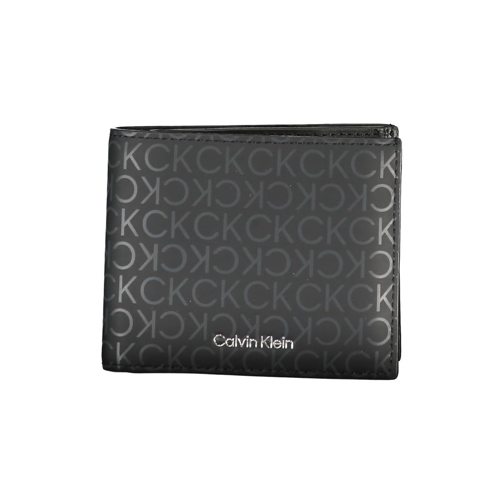 

Элегантный кошелек с двумя отделениями и RFID-картой Calvin Klein, черный