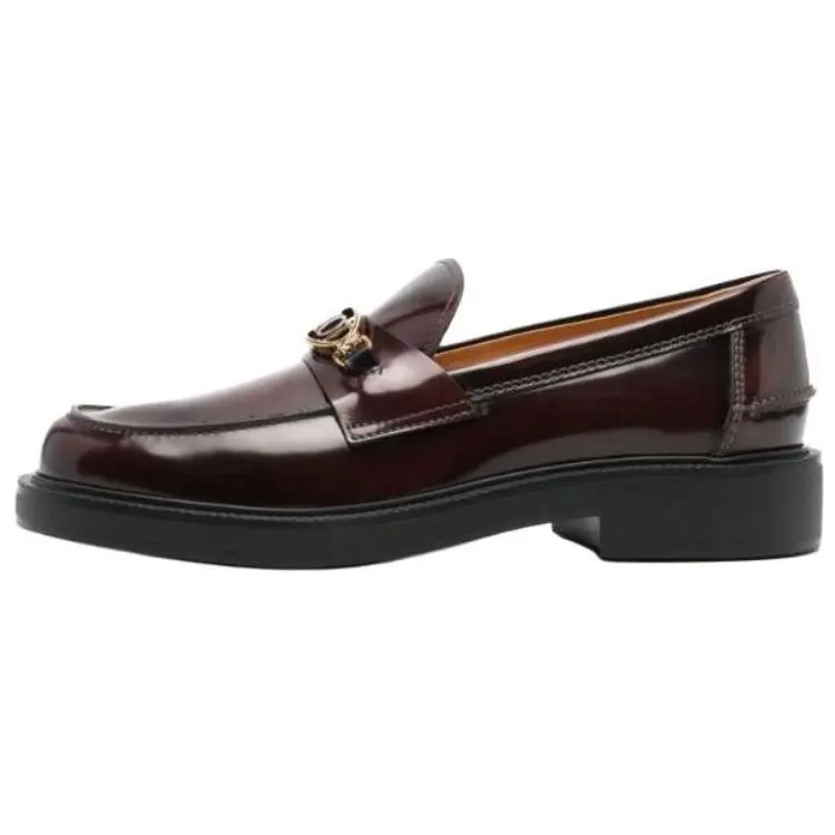 Лоферы женские цвета умбры TOD'S, Original Shoe Box Included