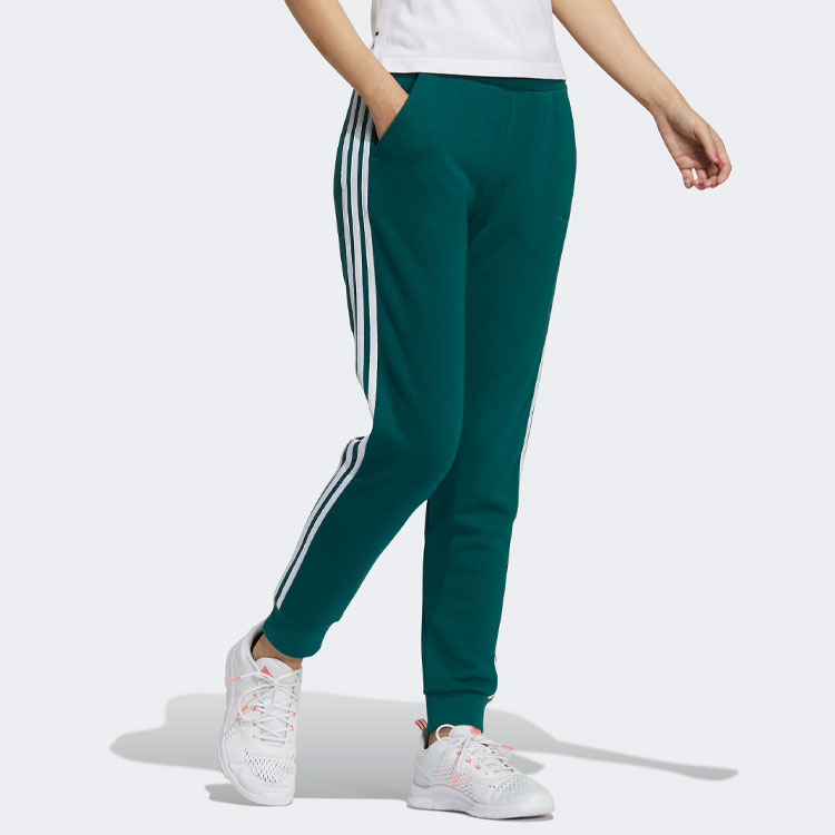 Adidas Neo Вязаные спортивные штаны Women's Forest Green — фото 4