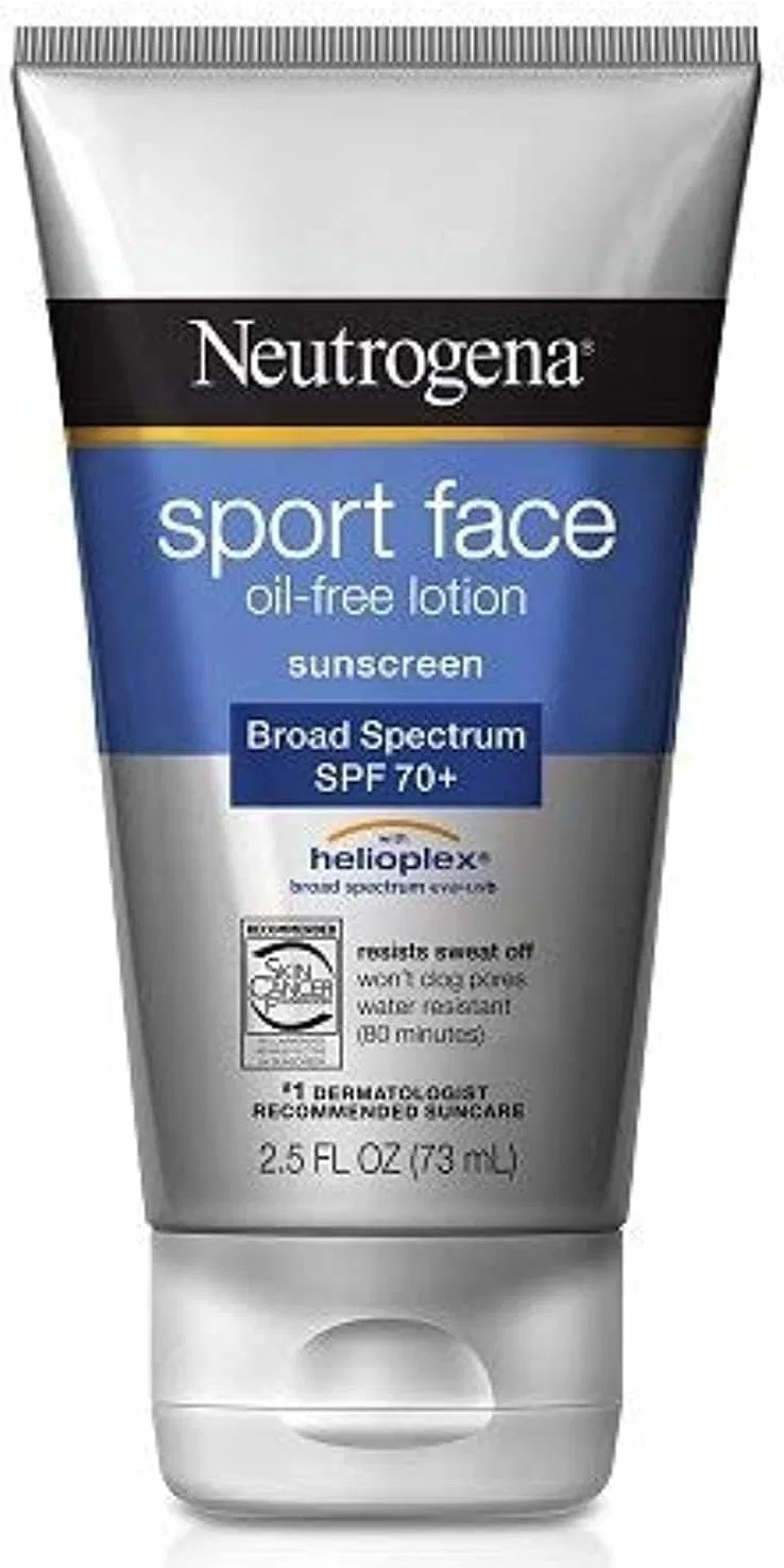 Солнцезащитный лосьон для лица Neutrogena Sports Face SPF 70, 2.5 унции