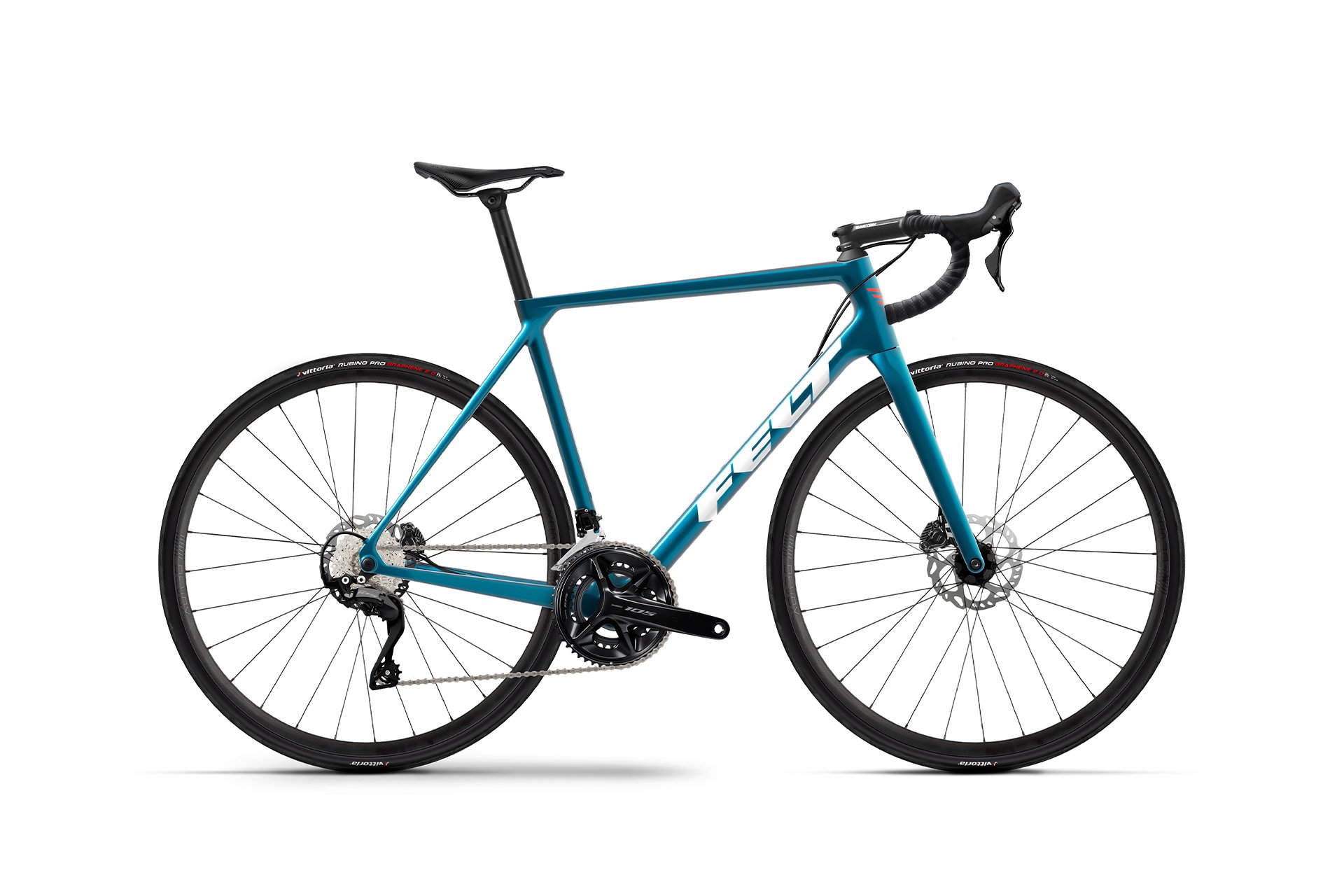 

Шоссейный велосипед Felt Fr advanced 105 - 28 дюймов - diamant, blau | matte bay blue
