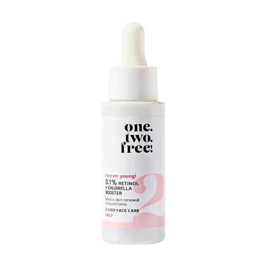 

Сыворотка для лица One.two.free! 0,1% Retinol + Chlorella Booster, 20 ml