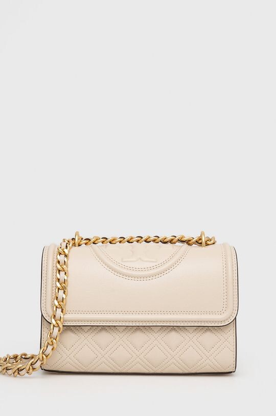 

Кожаная сумочка Tory Burch, бежевый