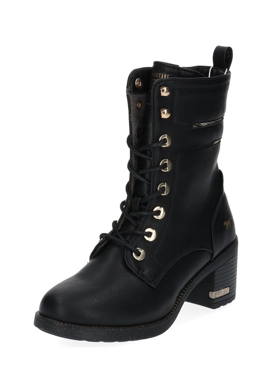 

Ботильоны из искусственной кожи MUSTANG, черный