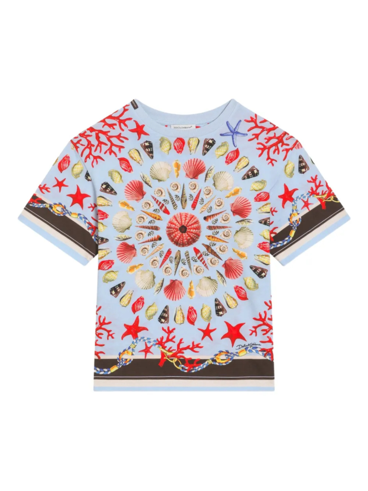 

Dolce & Gabbana Kids футболка с принтом, синий