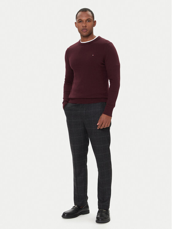 Чиносы slim fit Denton MW0MW40782 Tommy Hilfiger, серый — фото 2