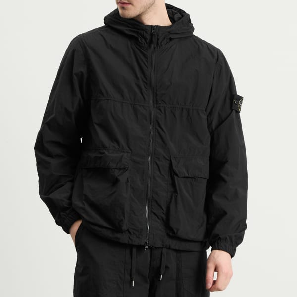 Короткая парка из нейлона smerigliato-tc Stone Island, черный — фото 2