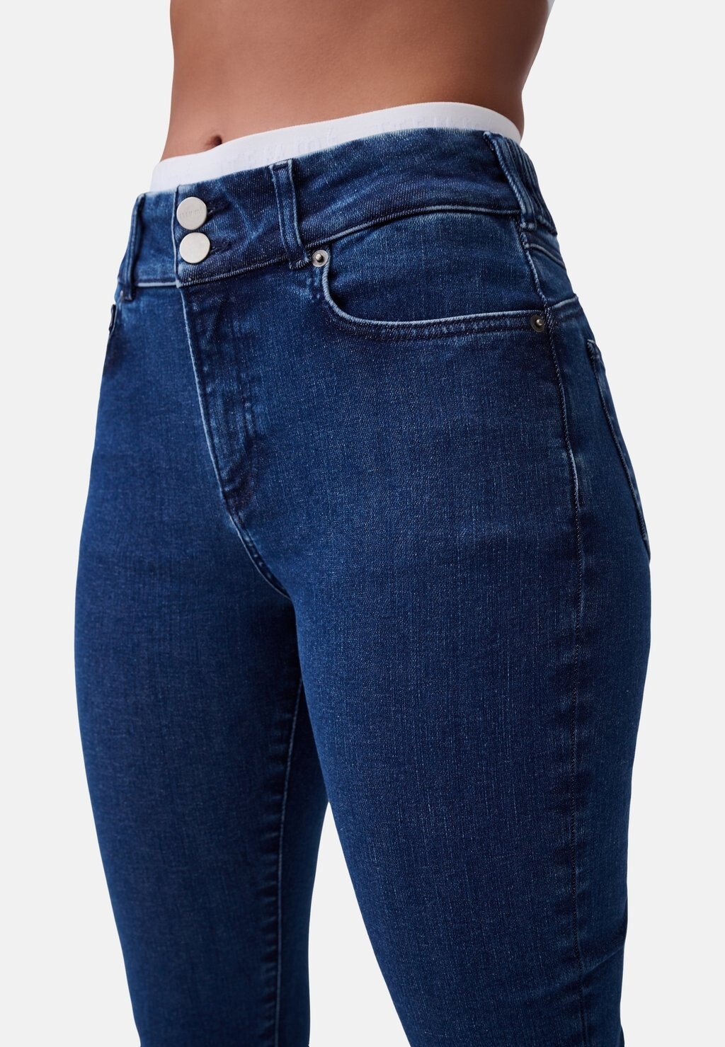 

Джинсы облегающего кроя SLIM HIGH RISE DENIM ITEM m6, синий