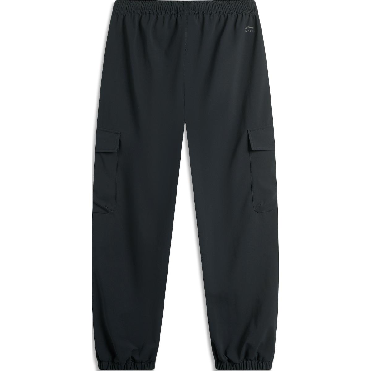 

Женские повседневные спортивные брюки черного цвета LiNing Sports Life Collection