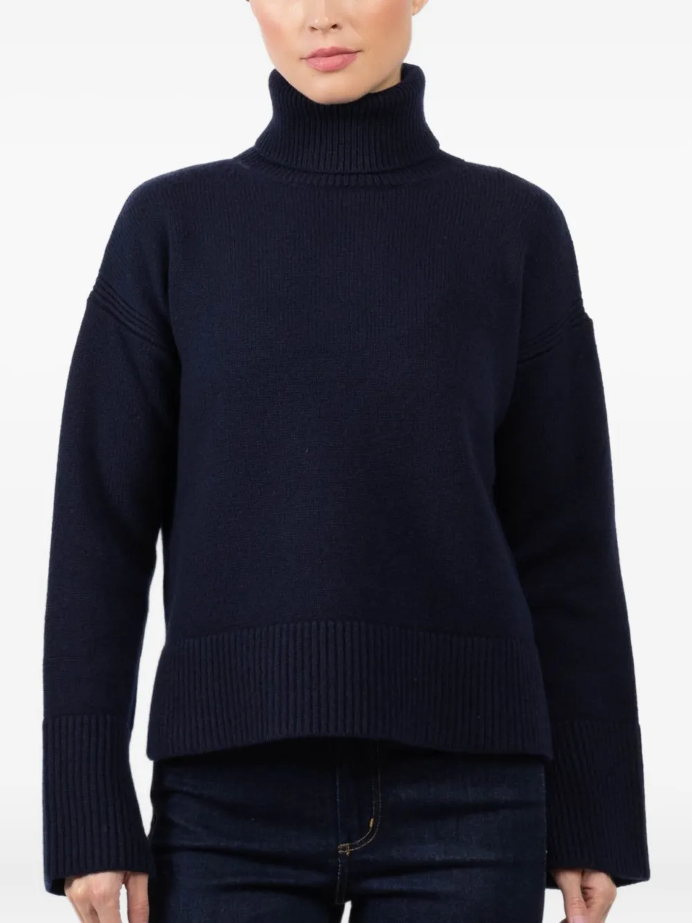 

Свитер с заниженной линией плеч Seafarer, синий