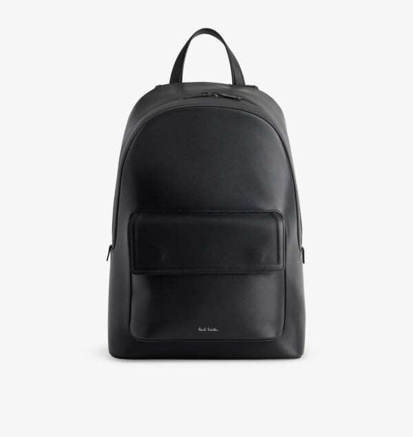 

Рюкзак из тисненой кожи Paul Smith, черный