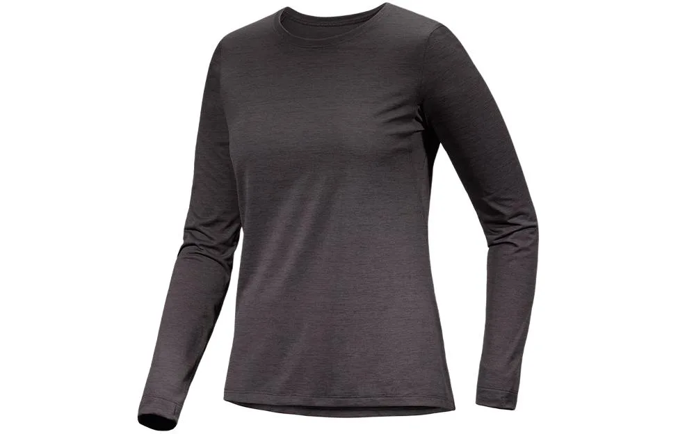 Футболка с втачным рукавом TAEMA для женщин Arcteryx, Black Gray/Black Heather