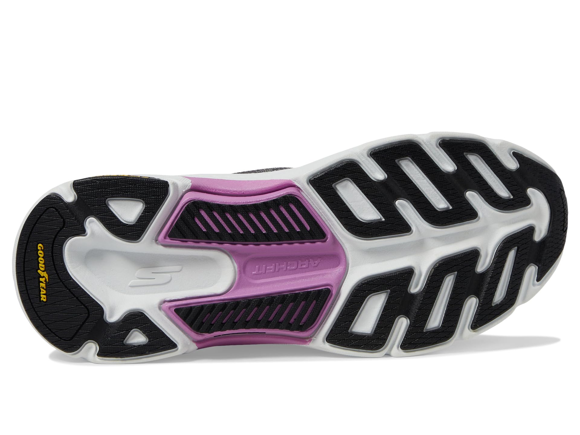 Кроссовки SKECHERS Max Cushioning Arch Fit 2.0 Adelphi Hands Free Slip-Ins, Black/Lavender — фото 3