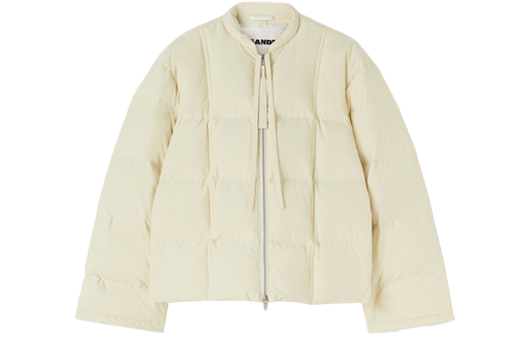 

Пуховик женский экрю JIL SANDER, Ecru, Белый, Пуховик женский экрю JIL SANDER, Ecru