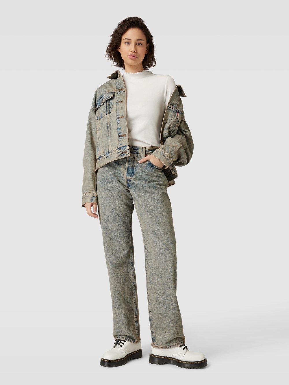 

Джинсы с 5-карманным дизайном Levi's, светло-голубой