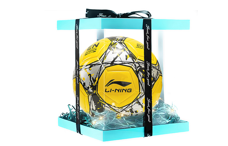 

LINING Размер 5 футбольный мяч TPU бесшовный термосварной унисекс ярко-желтый