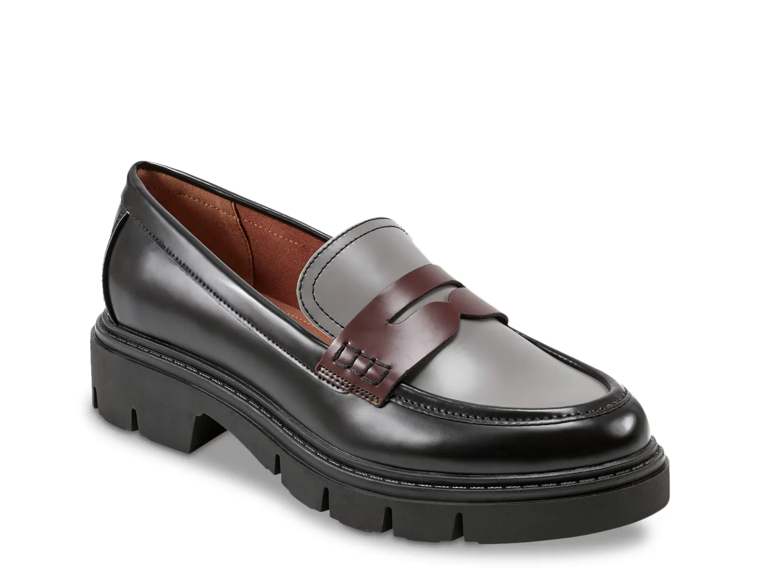 Лоферы Cube Loafer Marc Fisher, черный/серый/красный