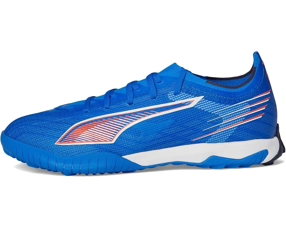Кроссовки PUMA Ultra 6 Match Turf Trainer Soccer Cleats, Ultra Blue/White/Glowing Red — фото 4