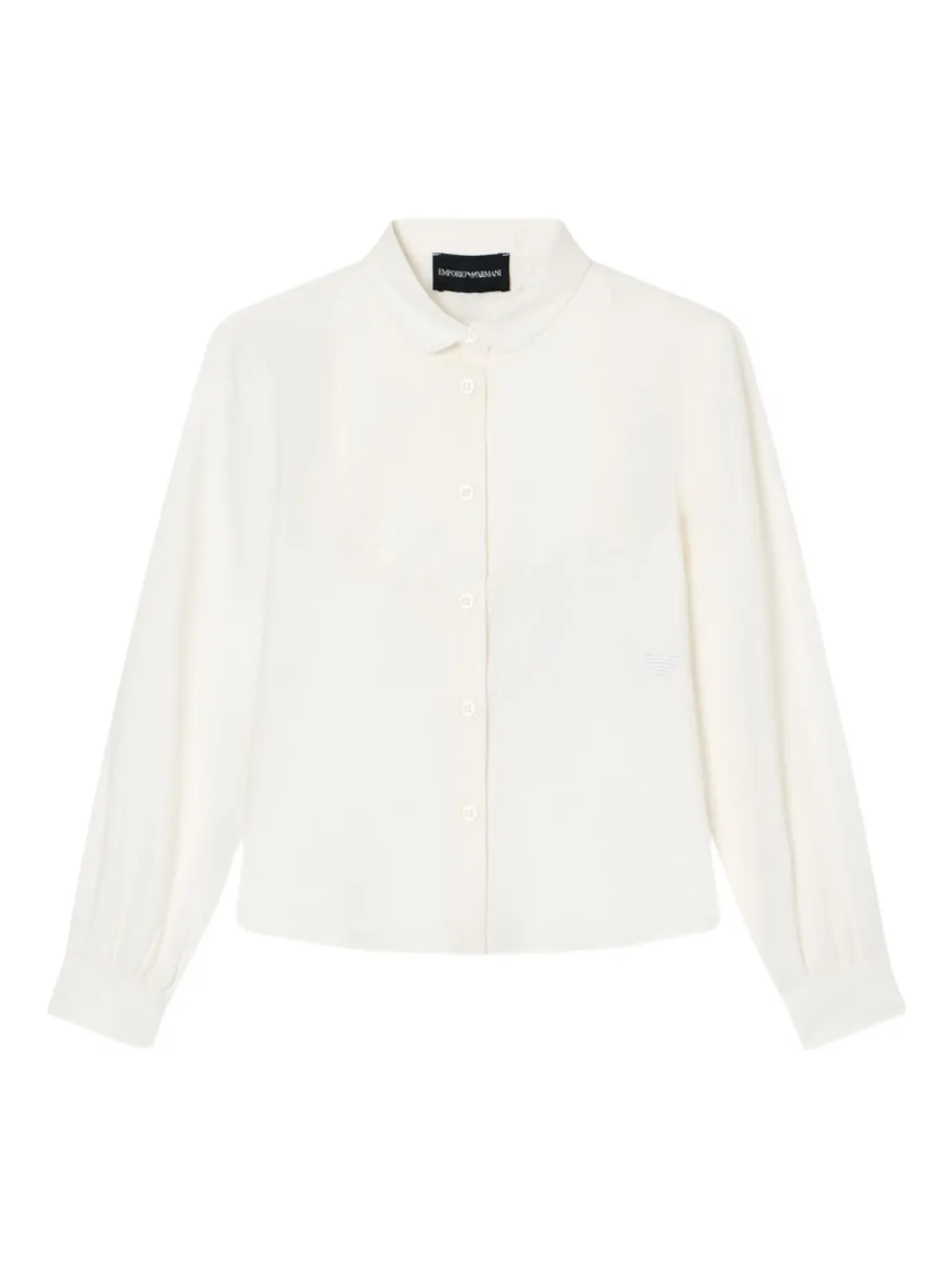 

Рубашка с длинными рукавами Emporio Armani Kids, белый